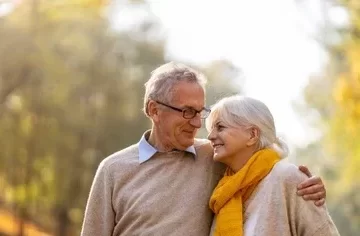 Old Couple After Getting Treated With Compounded Medication